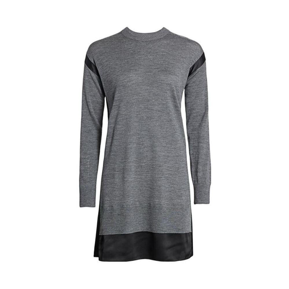 RAG & BONE Sadie Merino Wool & Silk-Blend Shift Sweater Dress Women’s Medium EUC